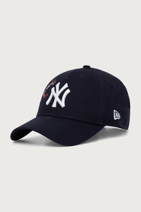 New Era czapka z daszkiem bawełniana OUTDOOR ICON 9FORTY® granatowa 60915927