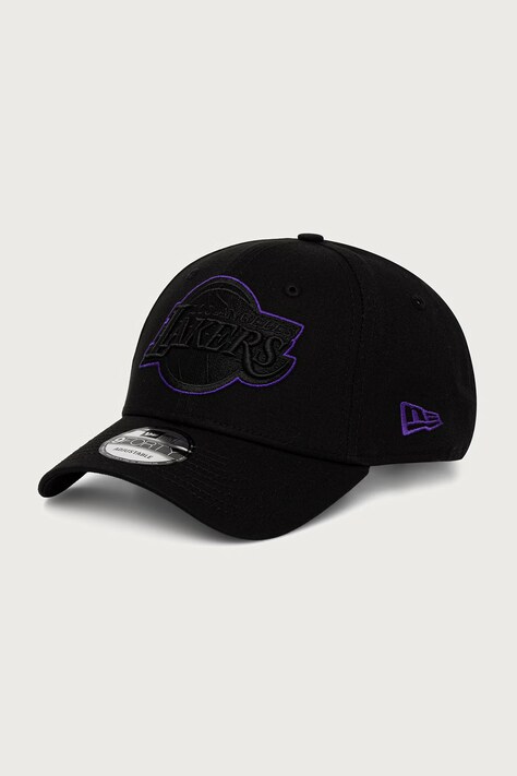 New Era czapka bejsbolówka bawełniana NBA OUTLINE 9FORTY® czarna 60915727
