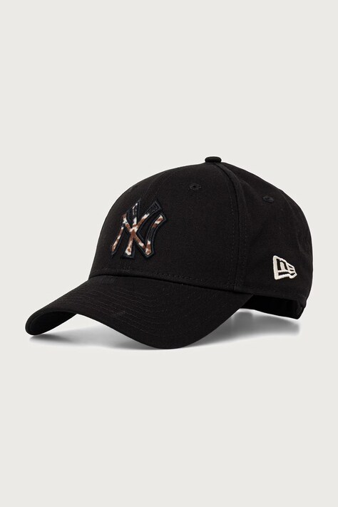 New Era czapka z daszkiem bawełniana FAUX PONY INFILL 9FORTY® czarna 60844109
