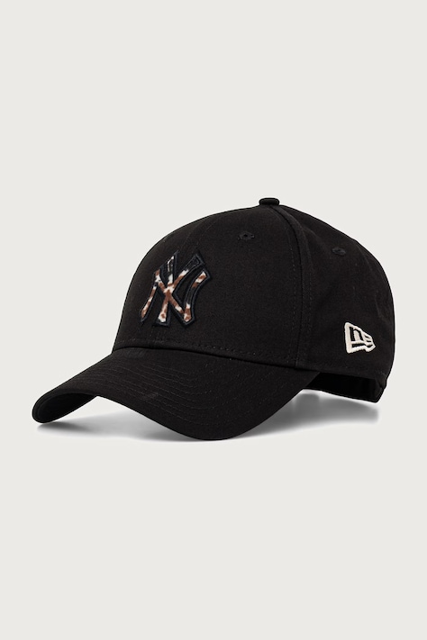 New Era czapka z daszkiem bawełniana FAUX PONY INFILL 9FORTY® czarna 60844109