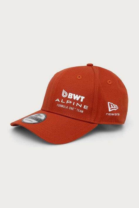 New Era Czapka z daszkiem bawełniana SIDEHIT 9FORTY® ALPINE RACING pomarańczowa 60897530