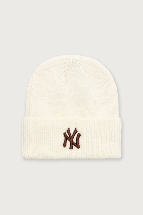 New Era Шапка с вълна WIDE CUFF бежова 60915815
