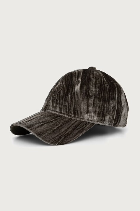 New Era czapka z daszkiem welurowa VELOUR 9TWENTY® zielona 60915849