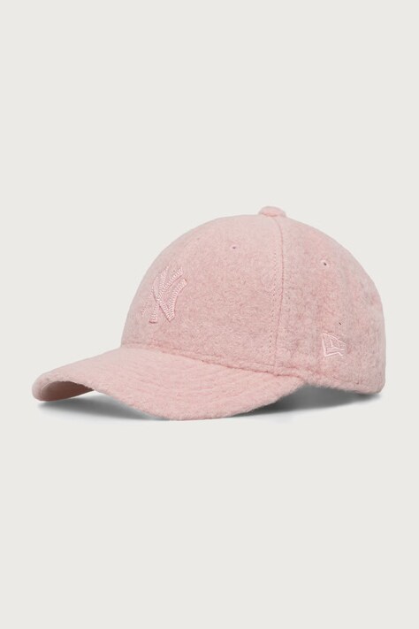 New Era czapka z daszkiem WINTER BORG 9FORTY® MC różowa 60915792
