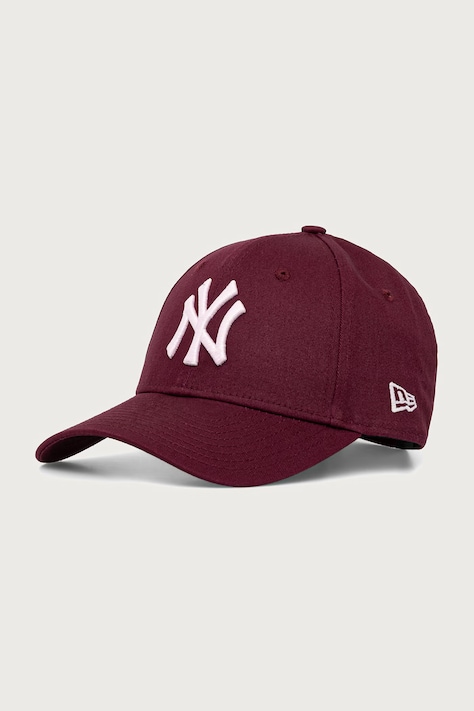 New Era czapka z daszkiem bawełniana METALLIC LOGO 9FORTY® bordowa 60915782