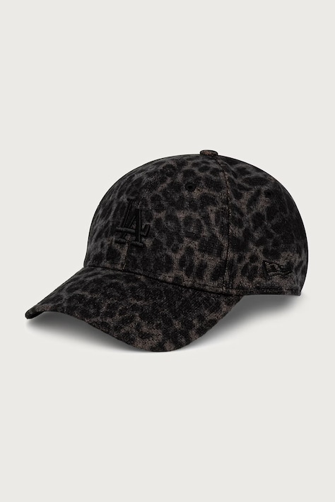 New Era czapka bejsbolówka COSY LEOPARD 9FORTY® czarna 60915728