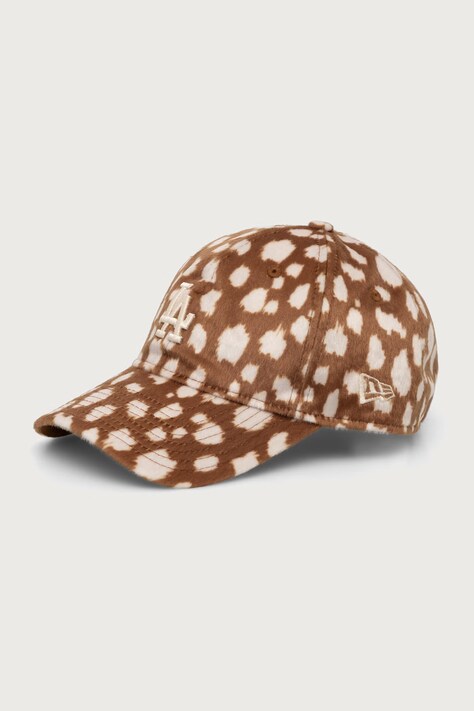 New Era Czapka z daszkiem trucker ANIMAL PRINT 9TWENTY® brązowa 60844105