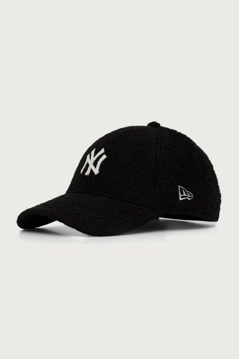 New Era Czapka z daszkiem WINTER BORG 9FORTY® czarna 60915753
