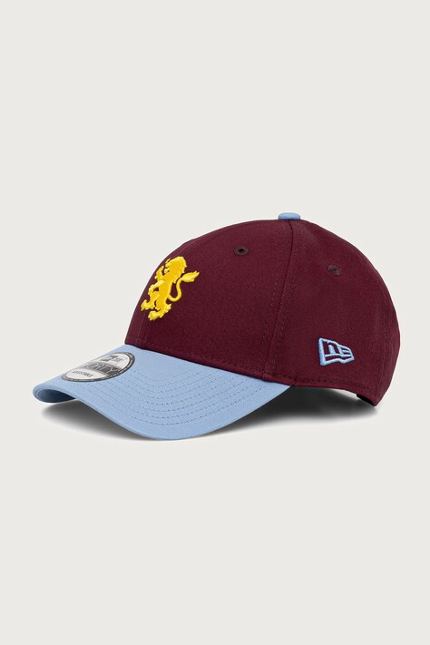 New Era czapka z daszkiem bawełniana 9FORTY® ASTON VILLA FC bordowa 60897597