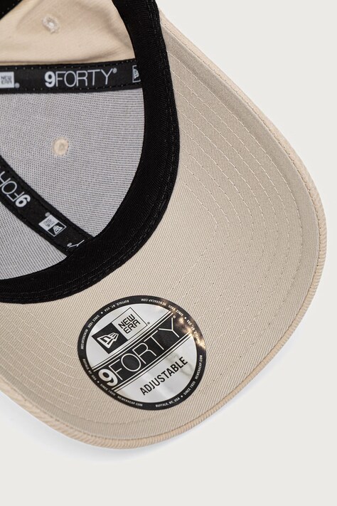 New Era кепка вельветова 9FORTY® STADE TOULOUSAIN — AW26-CAUZIS, бежевий — фото 4