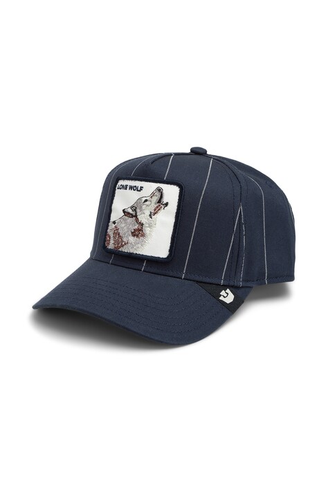 Goorin Bros Czapka z daszkiem trucker Pinstripe Wolf granatowa 101.4006