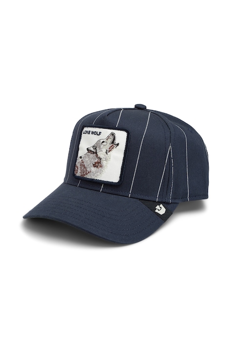 Goorin Bros Czapka z daszkiem trucker Pinstripe Wolf granatowa 101.4006