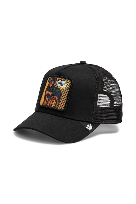 Goorin Bros Czapka z daszkiem trucker POPArt - Bad Boy czarna 101.3292