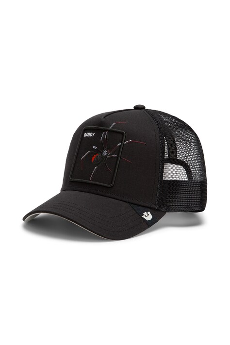 Goorin Bros Czapka z daszkiem trucker Over the Line Spider czarna 101.3177