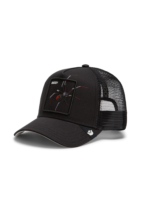 Goorin Bros Czapka z daszkiem trucker Over the Line Spider czarna 101.3177