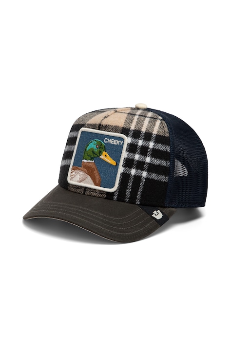 Goorin Bros Czapka z daszkiem trucker z dodatkiem wełny Brit Cheeky granatowa 101.3436