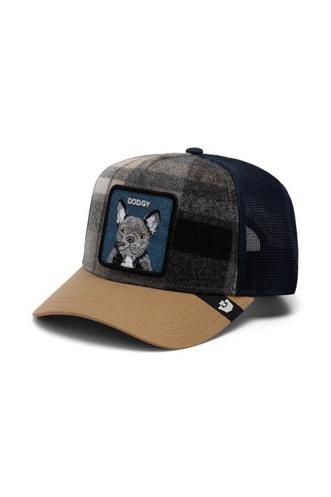Goorin Bros Czapka z daszkiem trucker z dodatkiem wełny Brit Frenchie granatowa 101.3431