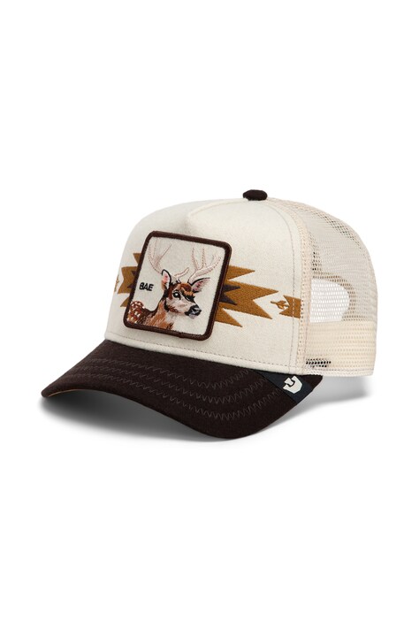 Goorin Bros Czapka z daszkiem trucker Canyon Bae beżowa 101.3133
