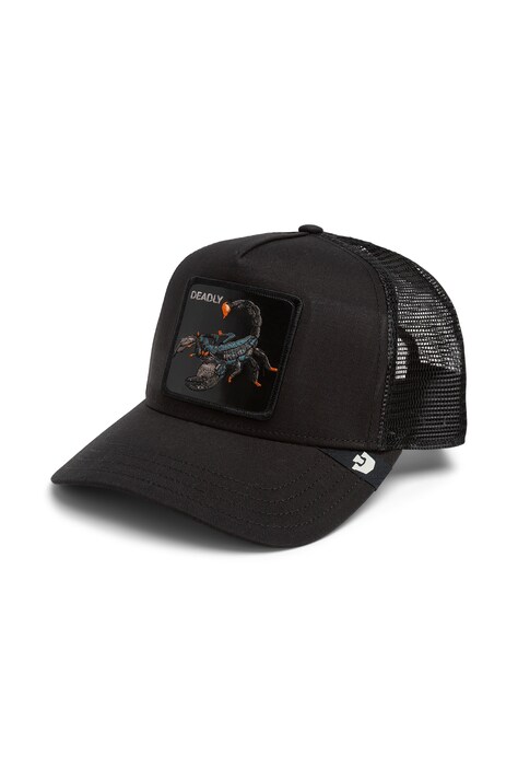 Goorin Bros Czapka z daszkiem trucker Deadly Scorpion czarna 101.1661