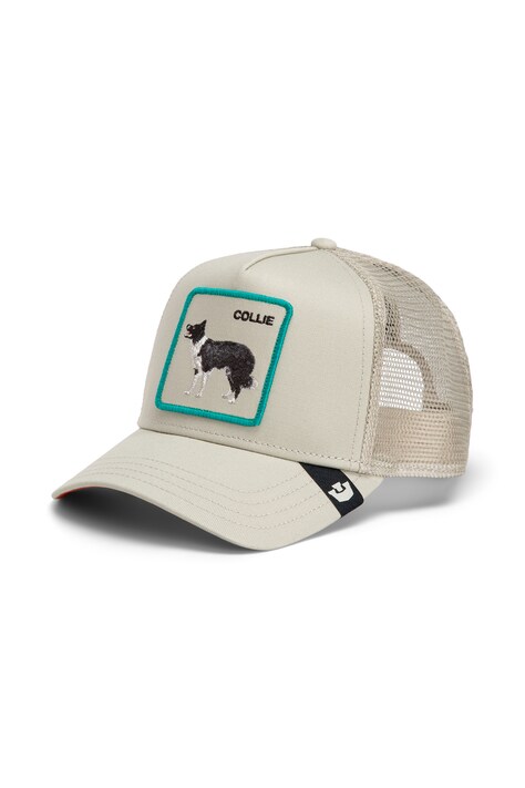 Goorin Bros Czapka z daszkiem trucker Shadow Border Collie beżowa 101.3406
