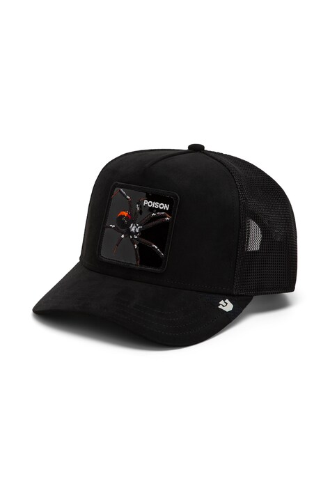 Goorin Bros Czapka z daszkiem trucker Black Out Spider czarna 101.3837