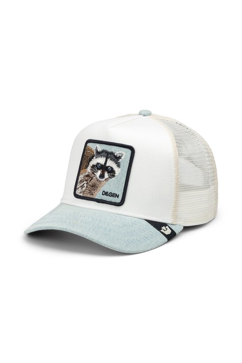 Goorin Bros Czapka z daszkiem trucker Denim Degen biała 101.3153