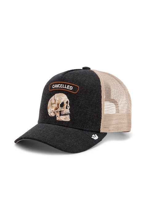 Goorin Bros Czapka z daszkiem trucker jeansowa Cancelled Denim Rocker czarna 101.3142