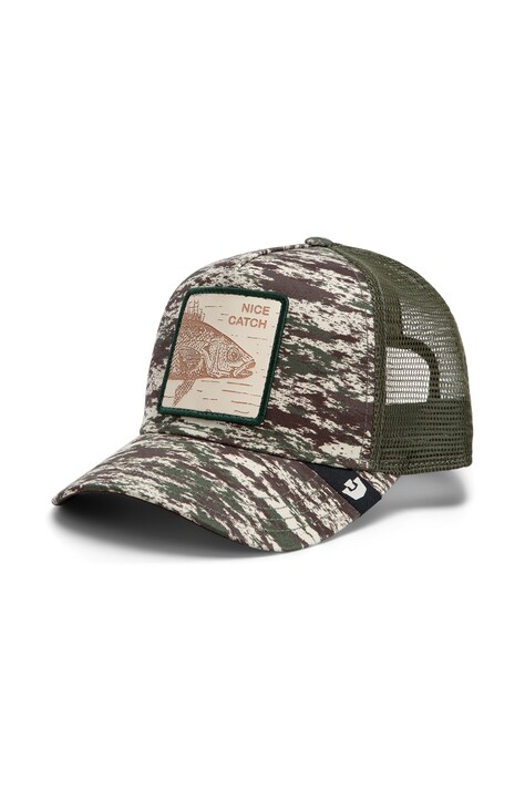 Goorin Bros Czapka z daszkiem trucker Camo Engraved Bass zielona 101.3673