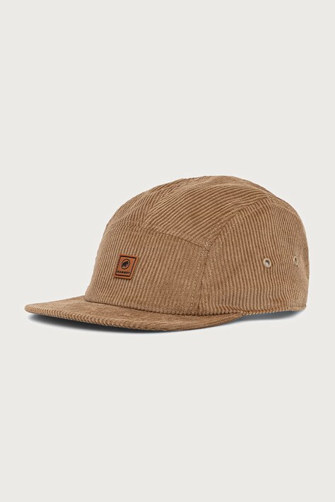 Mammut Czapka z daszkiem sztruksowa Cord brązowa 1191-01710