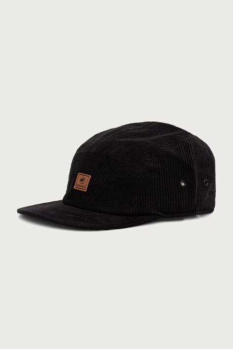 Mammut Czapka z daszkiem sztruksowa Cord czarna 1191-01710
