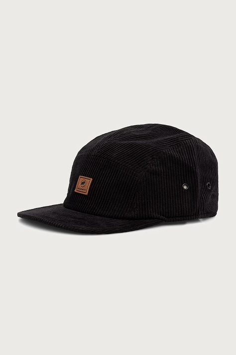 Mammut Czapka z daszkiem sztruksowa Cord czarna 1191-01710