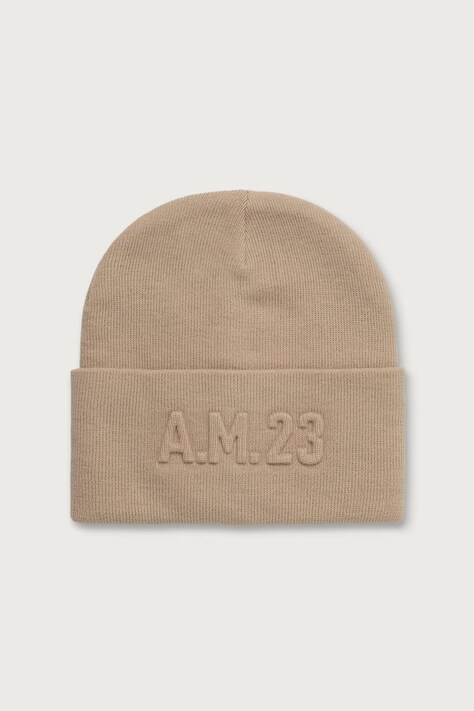 Aeronautica Militare Czapka beanie beżowa CU0090DL00949