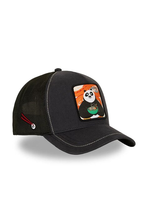 Capslab Czapka z daszkiem trucker z bawełną x Kung Fu Panda granatowa CL/KFP2/1/PCT/PAN