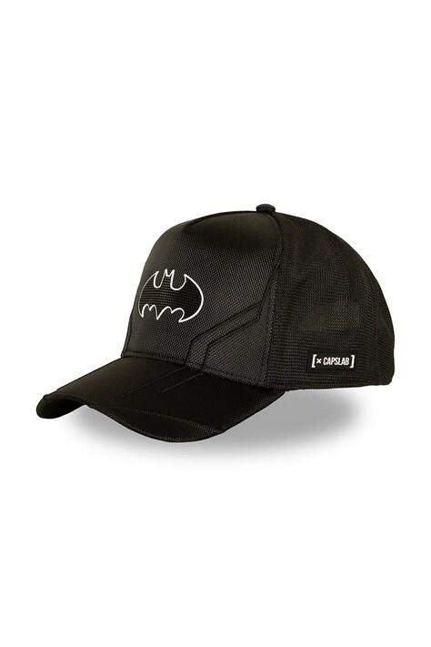 Capslab Czapka z daszkiem trucker z bawełną x DC Comics czarna CL/DC13/1/PCT/BTC