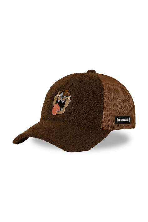Capslab Καπέλο trucker με βαμβάκι x Looney Tunes πράσινο CL/LOO14/1/PCB/TAZ