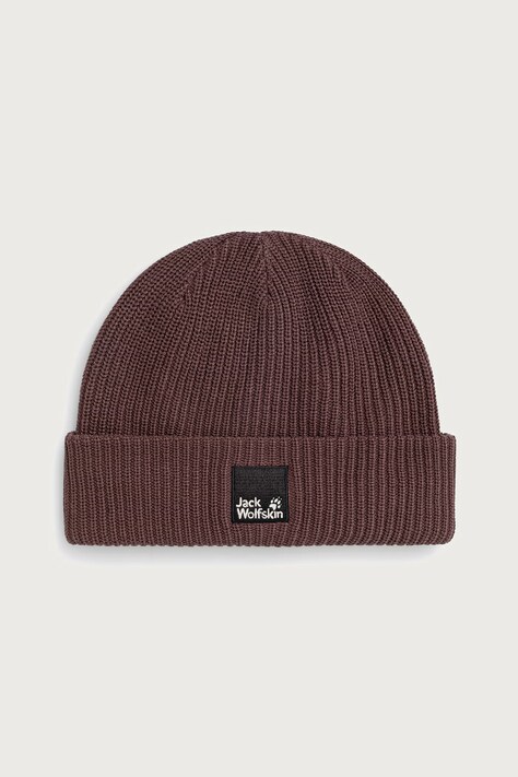 Jack Wolfskin Czapka PERGAMON BEANIE fioletowa A66719