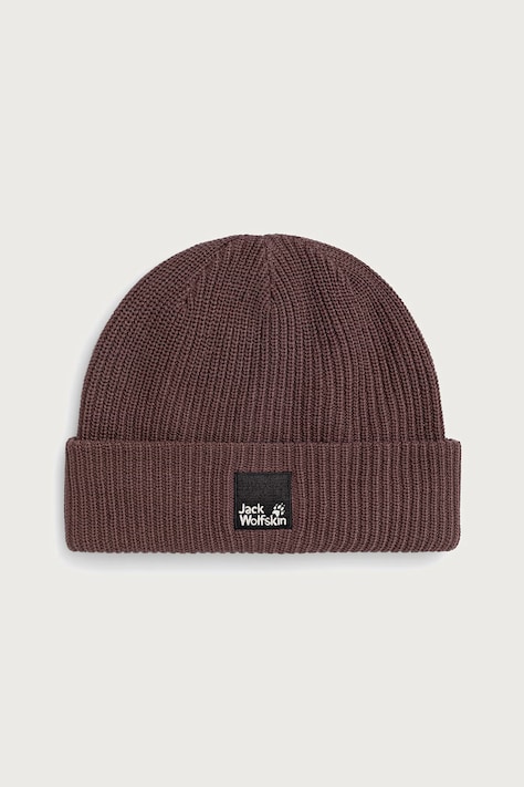 Jack Wolfskin Czapka PERGAMON BEANIE fioletowa A66719