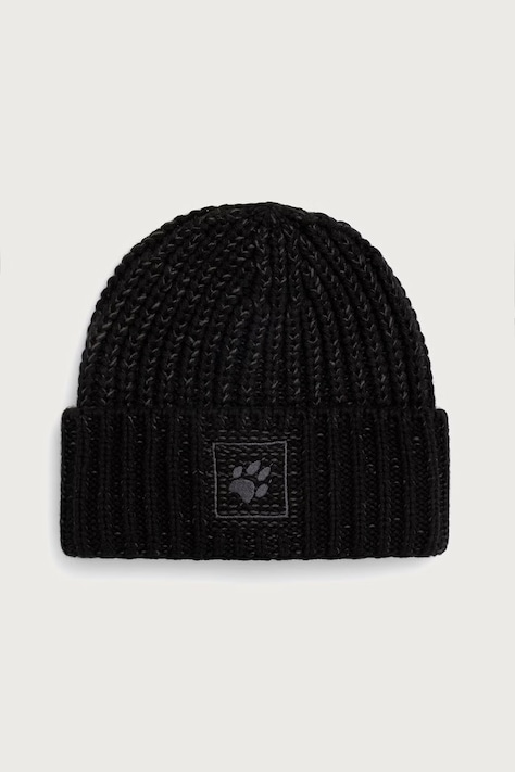 Jack Wolfskin Căciulă BADGE neagră A66188