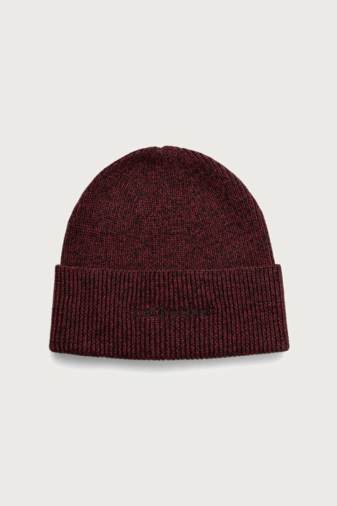 Icebreaker Czapka beanie z wełny merino Merino All Day bordowa IB0A573J0O81