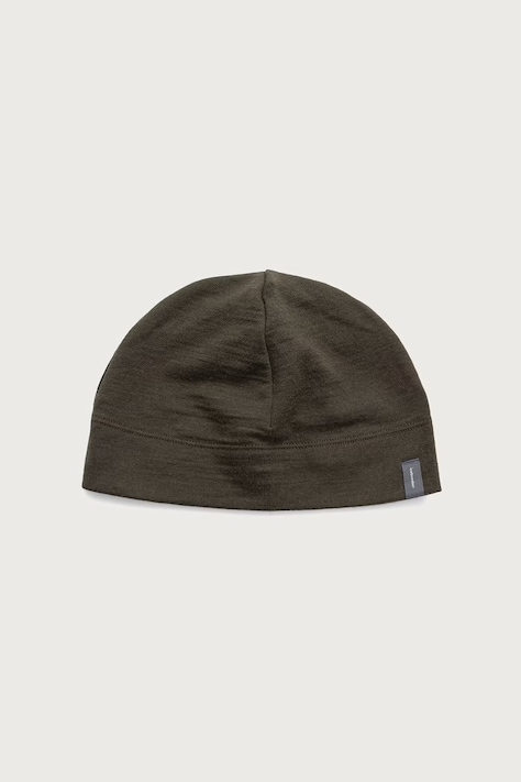 Icebreaker Czapka z wełny merino Merino 260 Quantum zielona IB0A56SK0L11