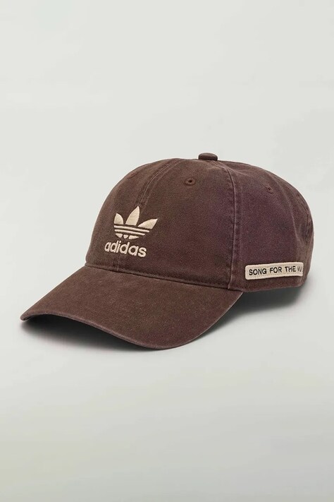 adidas Originals ADI008 Cap x SFTM baseball cap cotton brown LE9467