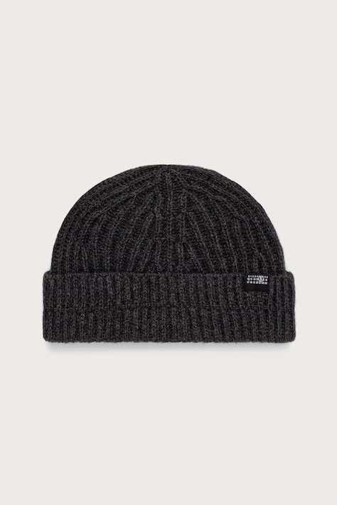 MM6 Maison Margiela czapka beanie z wełną szara S52TB0016-M13285