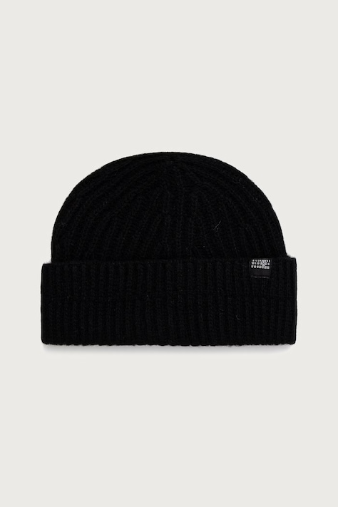 MM6 Maison Margiela beanie kapa s vunom crna S52TB0016-M13285