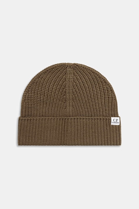 C.P. Company beanie merino wool orange 21CMAC137A005509A