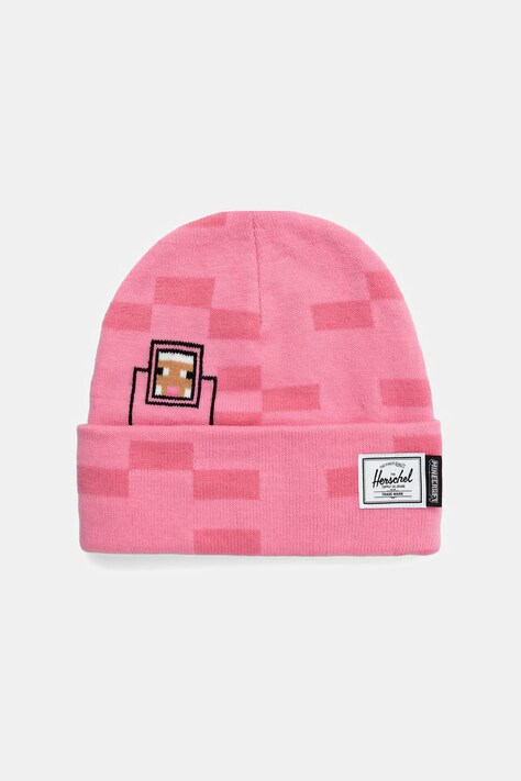 Herschel czapka beanie Minecraft Elmer różowa 50769-07616