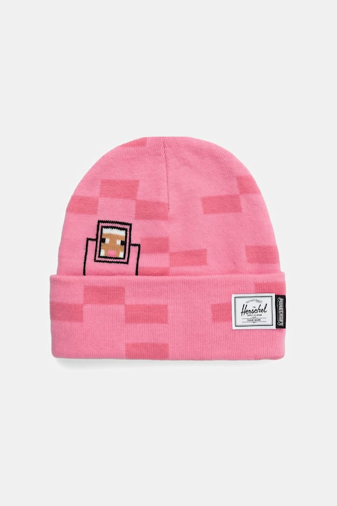 Herschel czapka beanie Minecraft Elmer różowa 50769-07616