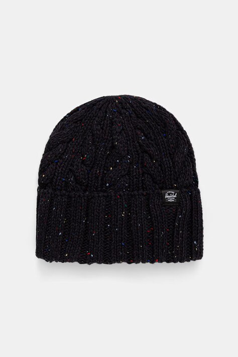 Herschel czapka Ellis Cable czarna 50751-07525