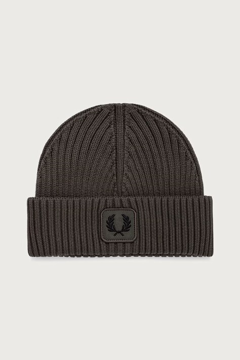 Fred Perry Czapka bawełniana zielona C1138