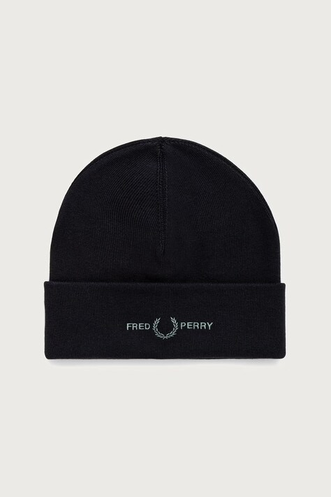 Fred Perry Czapka z bawełną granatowa C3300