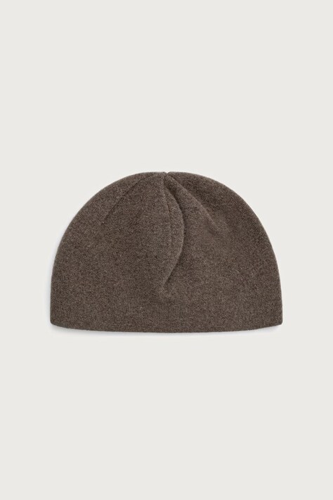 Our Legacy Czapka z wełny merino brązowa A4263BM